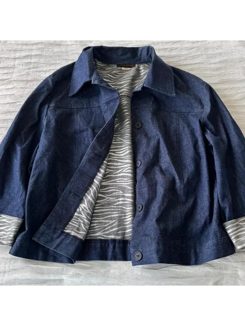 Women's Navy and Blue Jacket